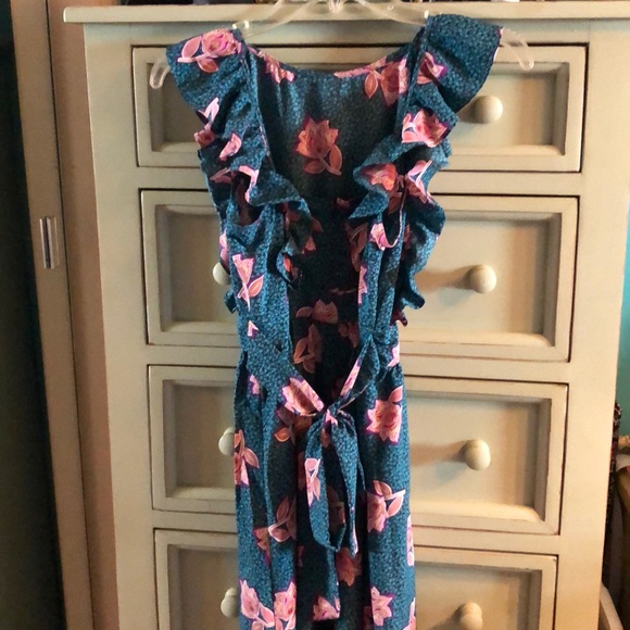 Airy summer maxi dress with floral print - Picture 4 of 7